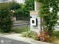 施工後の門柱