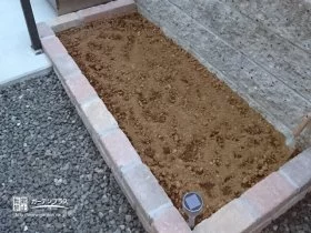 お好きな植栽を植えて頂ける花壇[施工後]