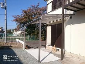 雨の日の活用方法が広がるテラス屋根の設置[施工後]