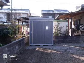 お住まいの使い勝手をよくする物置の設置工事[施工後]