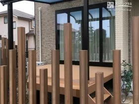 ウッドデッキステップ[施工後]