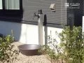 お庭の雰囲気に合わせた立水栓