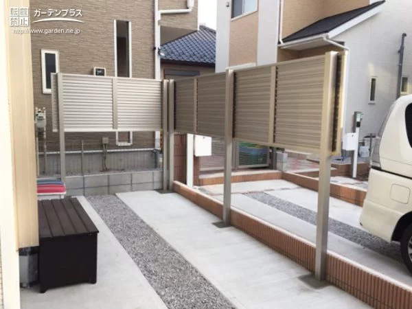 No.5666 お客様のプライバシーを守る外周フェンス設置工事[施工後]