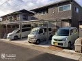 フラット&シンプルなデザインが建物とお車にフィットする新築外構工事