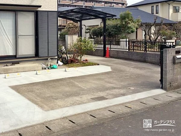 No.5991 お住まいのエクステリアをシンプルに再編成した外構リフォーム工事[施工後]