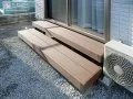 お庭に合わせて3次元的な利便性と憩いの空間を実現したウッドデッキ設置工事