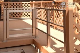 安全と防犯をデザインするデッキフェンスと門扉[施工後]