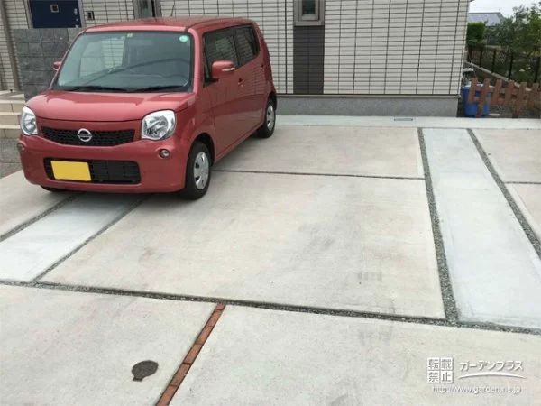 No.6209 凛とした美しさが漂う駐車スペース土間コンクリート打設工事[施工後]
