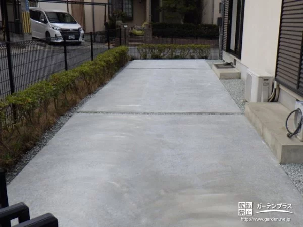 土間コンクリートの機能性と安全性を備えた駐車スペース設置工事