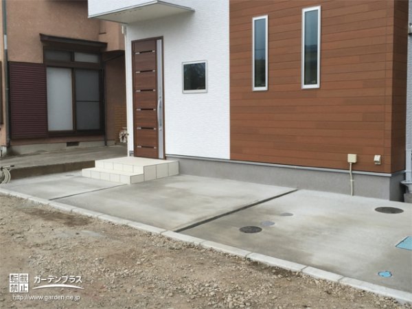 外構施工例一覧 境界 縁石 50万円まで 外構工事のガーデンプラス