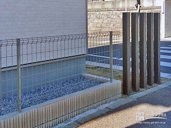 外周フェンス 角柱の外構施工例一覧 金額の安い順 外構工事のガーデンプラス