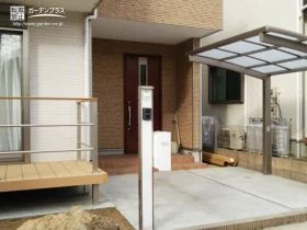 雨の日も安心の駐輪スペース[施工後]