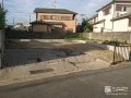 お住いの建設前に敷地の整地と境界ブロック設置工事