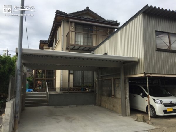 福井県の外構施工例一覧 カーポート 外構工事のガーデンプラス