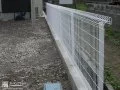 防犯効果のあるメッシュタイプの境界フェンス