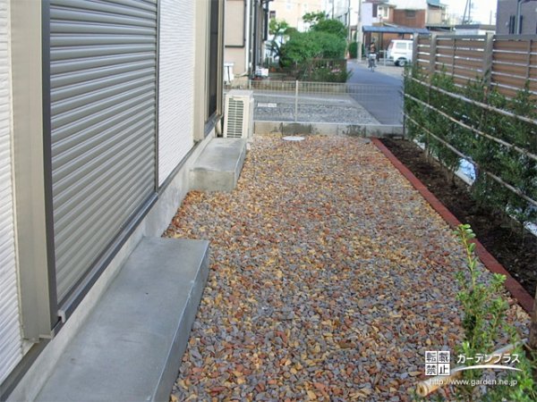 外構施工例一覧 レンガ 目隠しフェンス 50万円まで 外構工事のガーデンプラス