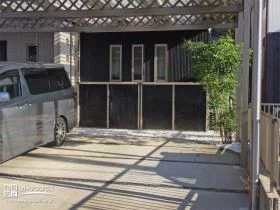 お子様と楽しむアウトドア用品をしっかり管理整頓する物置設置工事