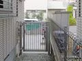 セキュリティー効果と美しい外観のシンプルな園庭門扉