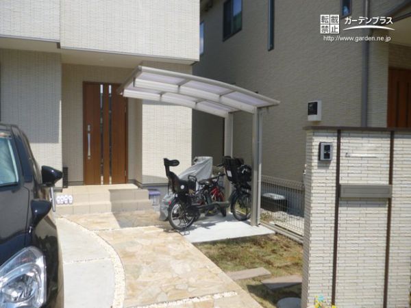 外構施工例一覧 サイクルポート 土間コンクリート 50万円まで 外構工事のガーデンプラス 外構施工例一覧 サイクルポート 土間コンクリート 50万円まで 外構工事のガーデンプラス