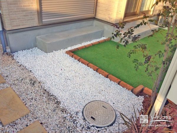 天然芝に近い風合が優しく心地良い人工芝のガーデンリフォーム No 7502 花壇 菜園 芝生の施工例 外構工事のガーデンプラス 天然芝に近い風合が優しく心地良い人工芝のガーデンリフォーム No 7502 花壇 菜園 芝生の施工例 外構工事のガーデンプラス