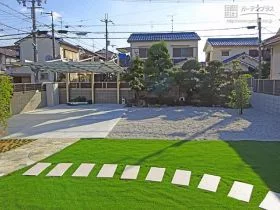 広々とした駐車スペース[施工後]