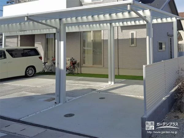 デザインの連続性を継承するスタイリッシュな駐車スペース拡張工事
