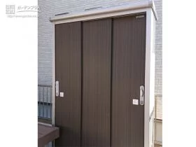使い勝手抜群のおしゃれな物置[施工後]