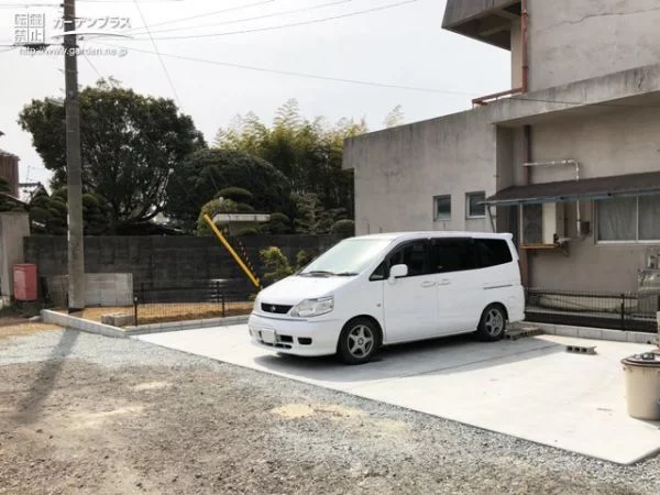 No.8038 荒れてしまった敷地を再生して有効活用する駐車スペースの設置工事[施工後]