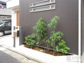 色味を揃えたお洒落な門まわり[施工後]