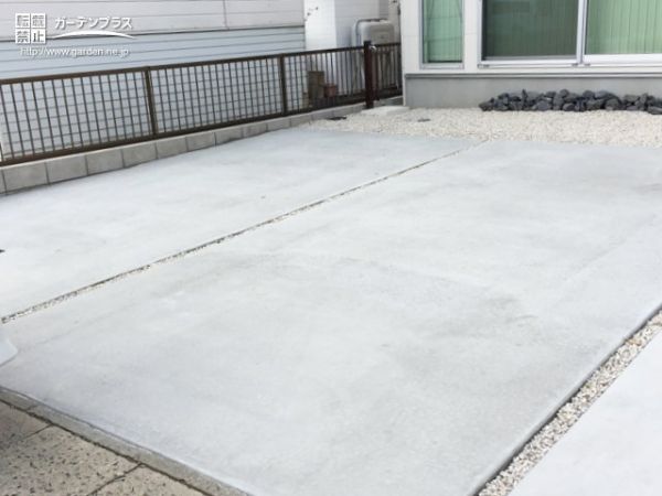 砂利の目地でデザインに変化を持たせた駐車スペースのリフォーム工事 No 8195 駐車スペースの施工例 外構工事のガーデンプラス 砂利の目地でデザインに変化を持たせた駐車スペースのリフォーム工事 No 8195 駐車スペースの施工例 外構工事のガーデンプラス