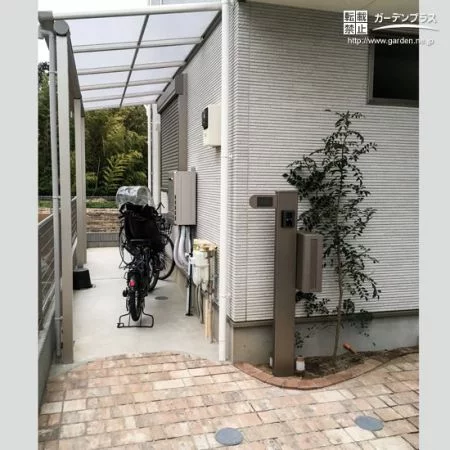 No.8228 雨や埃から大切な自転車を守るサイクルポート設置工事[施工後]