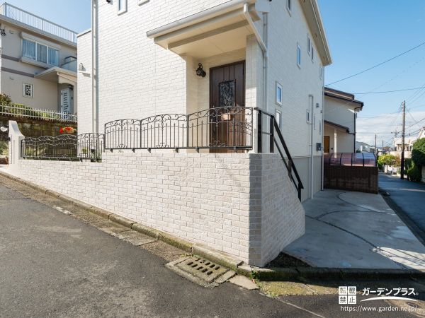 フェンス 南欧風の外構施工例一覧 外構工事のガーデンプラス