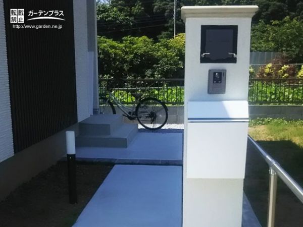 旗竿地 門の外構施工例一覧 外構工事のガーデンプラス