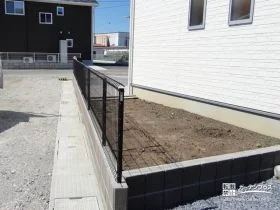 圧迫感のないフェンス[施工後]