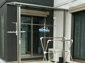 急な雨から洗濯物を守るテラス屋根[施工後]