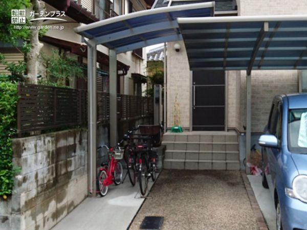 外構施工例一覧 サイクルポート 土間コンクリート 50万円まで 外構工事のガーデンプラス 外構施工例一覧 サイクルポート 土間コンクリート 50万円まで 外構工事のガーデンプラス