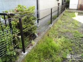 ゆるやかに境界を仕切る外周フェンス[施工後]