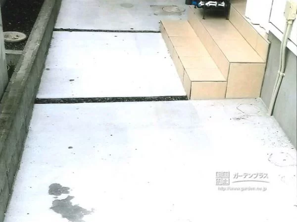No.8592 玄関前の土間コンクリート設置工事[施工後]
