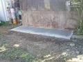 タンク置き場の足元を安定させるための土間コンクリート打設工事
