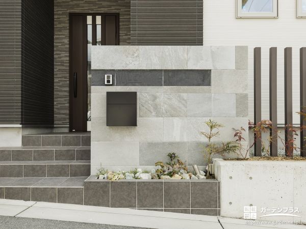 化粧ブロック 門柱の外構施工例一覧 外構工事のガーデンプラス 化粧ブロック 門柱の外構施工例一覧 外構工事のガーデンプラス