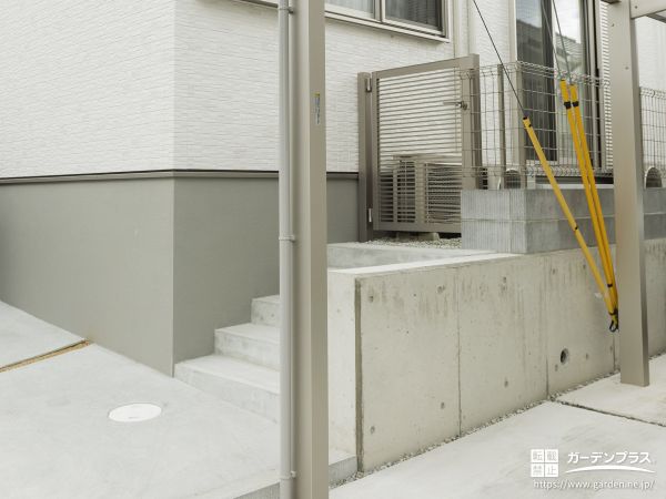 勝手口まわり 目隠しフェンスの外構施工例一覧 外構工事のガーデンプラス 勝手口まわり 目隠しフェンスの外構施工例一覧 外構工事のガーデンプラス