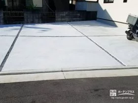 土間コンクリートの駐車スペース[施工後]