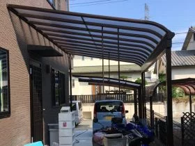 家事効率がアップするテラス屋根[施工後]