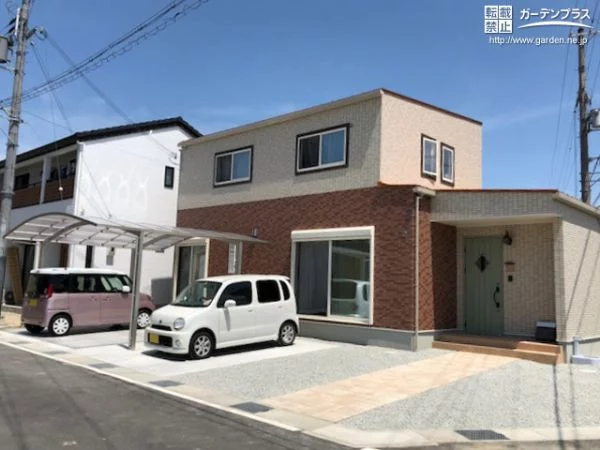 No.8955 一体感を大切にしお住いの魅力を引き出す新築外構一式工事[施工後]