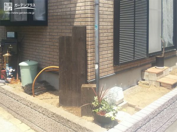 外構施工例一覧 化粧ブロック 門柱 50万円まで 外構工事のガーデンプラス 外構施工例一覧 化粧ブロック 門柱 50万円まで 外構工事のガーデンプラス
