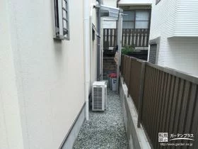 勝手口まわりの利便性がアップするテラス屋根[施工後]