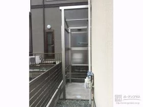 選択物干し場として利用できるテラス屋根[施工後]