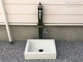 デザインから気品溢れる立水栓[施工後]