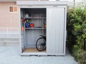 操作性の高い物置[施工後]