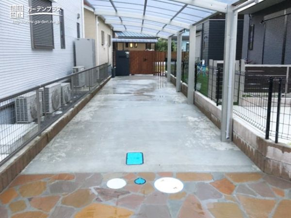 旗竿地 目隠しフェンスの外構施工例一覧 外構工事のガーデンプラス 旗竿地 目隠しフェンスの外構施工例一覧 外構工事のガーデンプラス